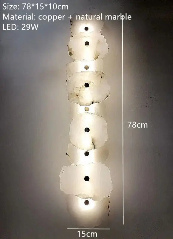 Alabaster Wall Lamp Sconce