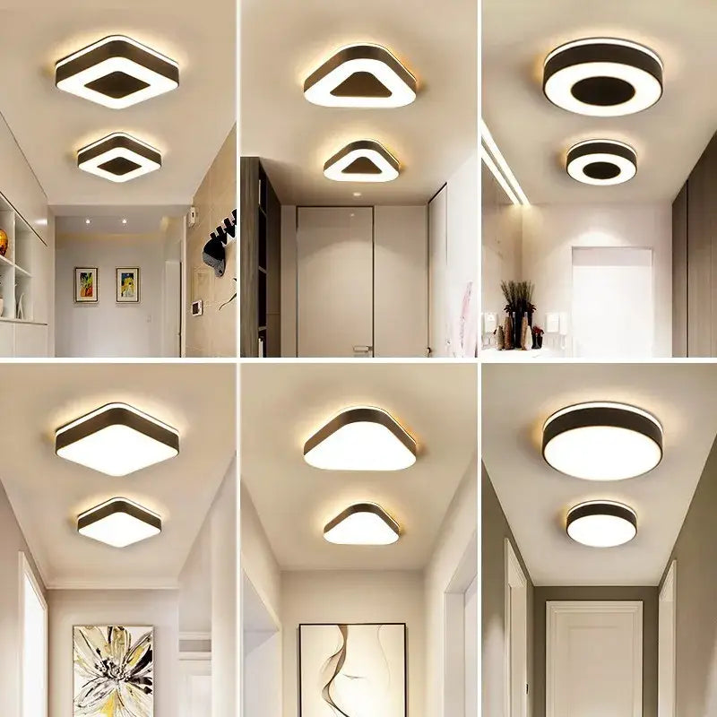 White Square Ceiling Light