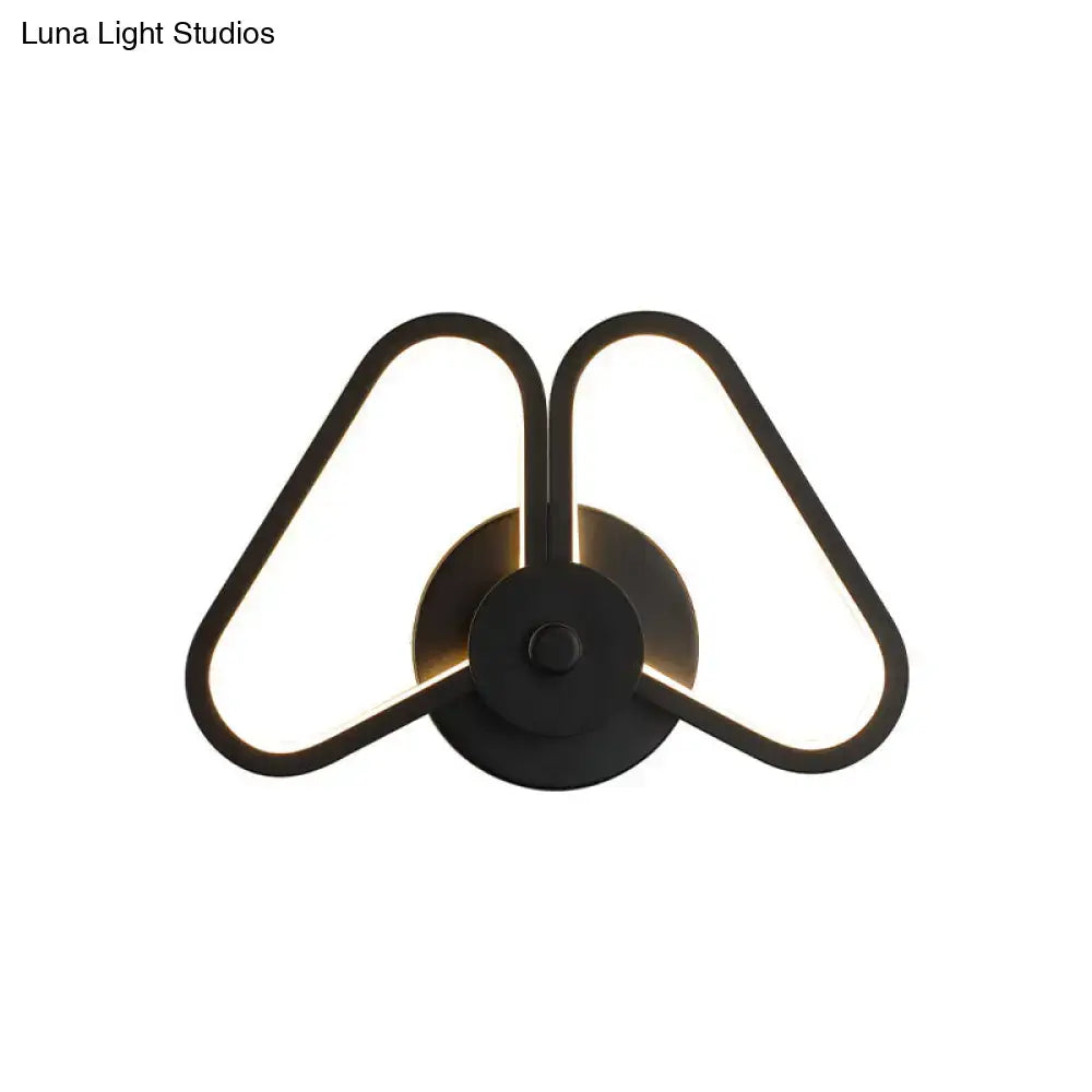 Black Triangle Wall Sconce