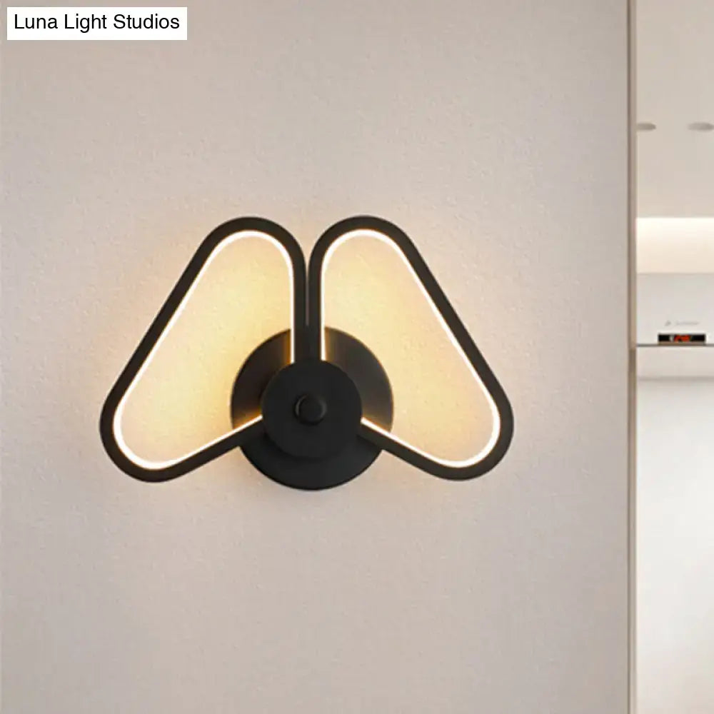 Black Triangle Wall Sconce
