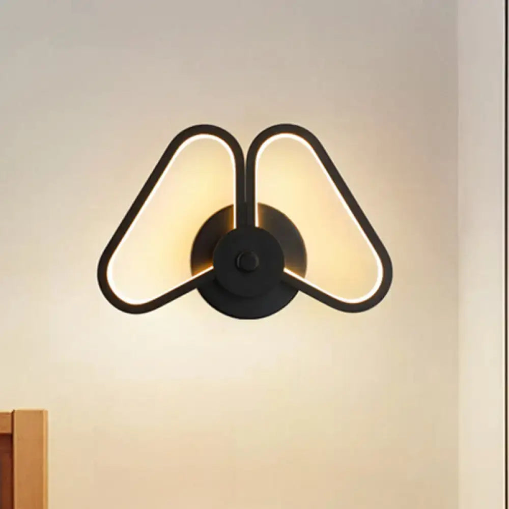 Black Triangle Wall Sconce