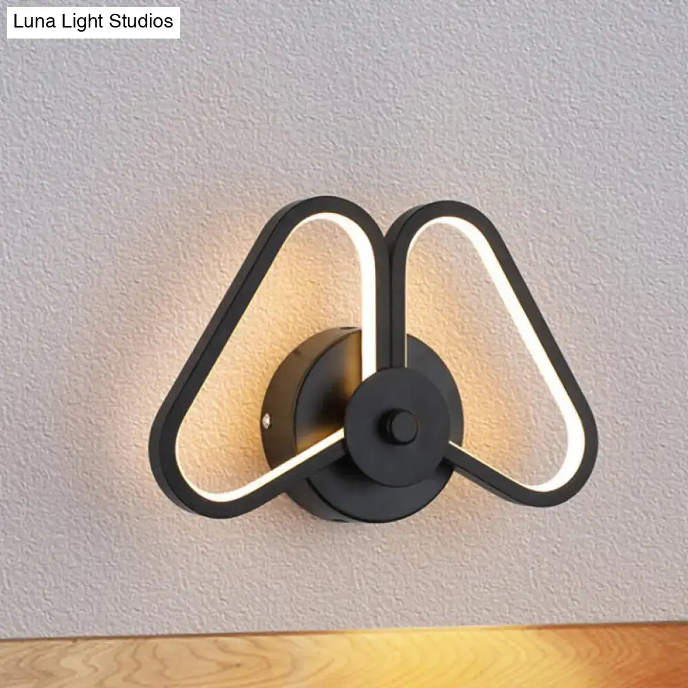 Black Triangle Wall Sconce