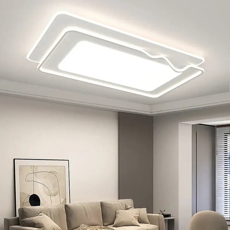 Black Square Chandelier Light