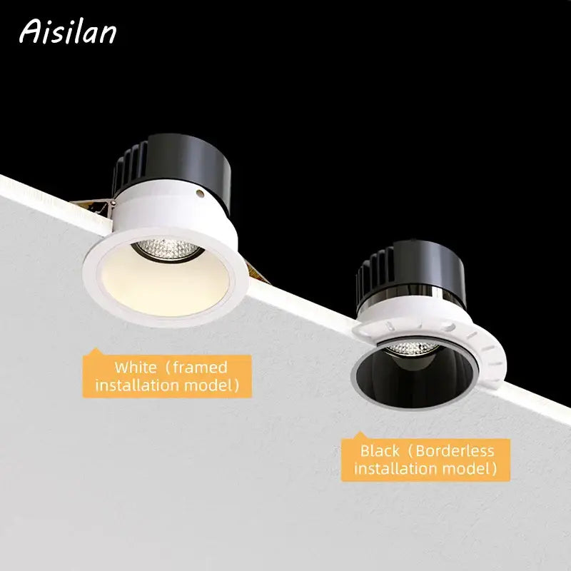 Black Recessed LED Spotlights