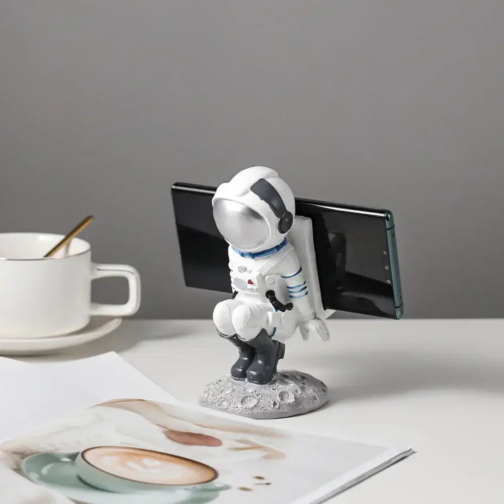 Blue Astronaut Resin Figurines