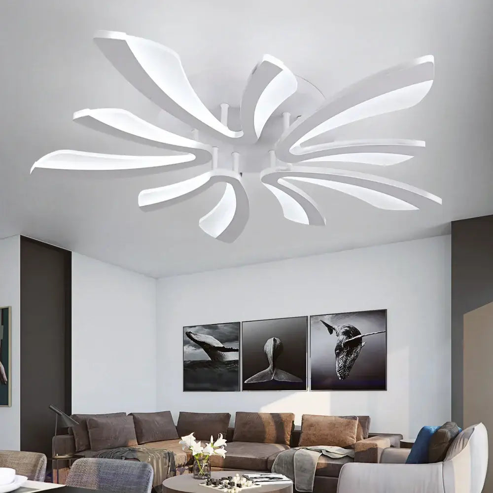 Acrylic Branch LED Chandelier
