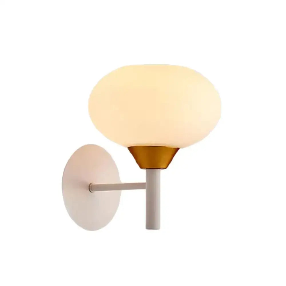 Brass Opal Minimalist Wall Sconce