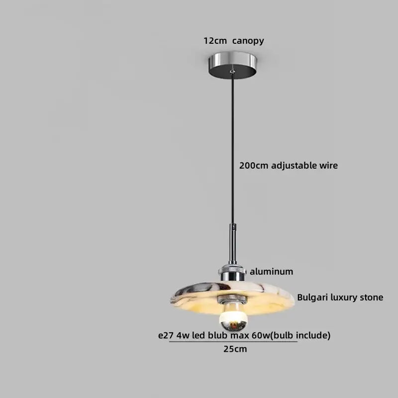 Marble Glass Pendant Lamp