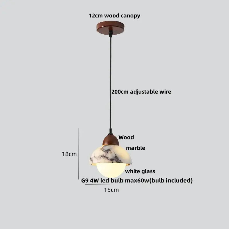 Marble Glass Pendant Lamp