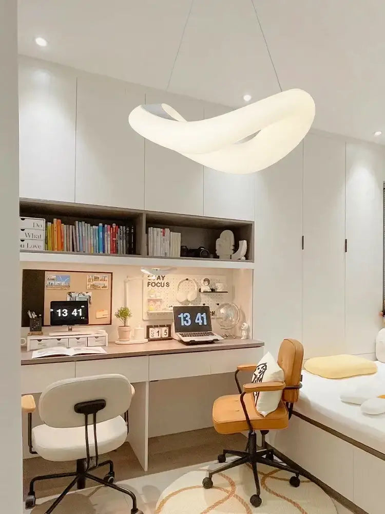 White Bubble LED Chandelier