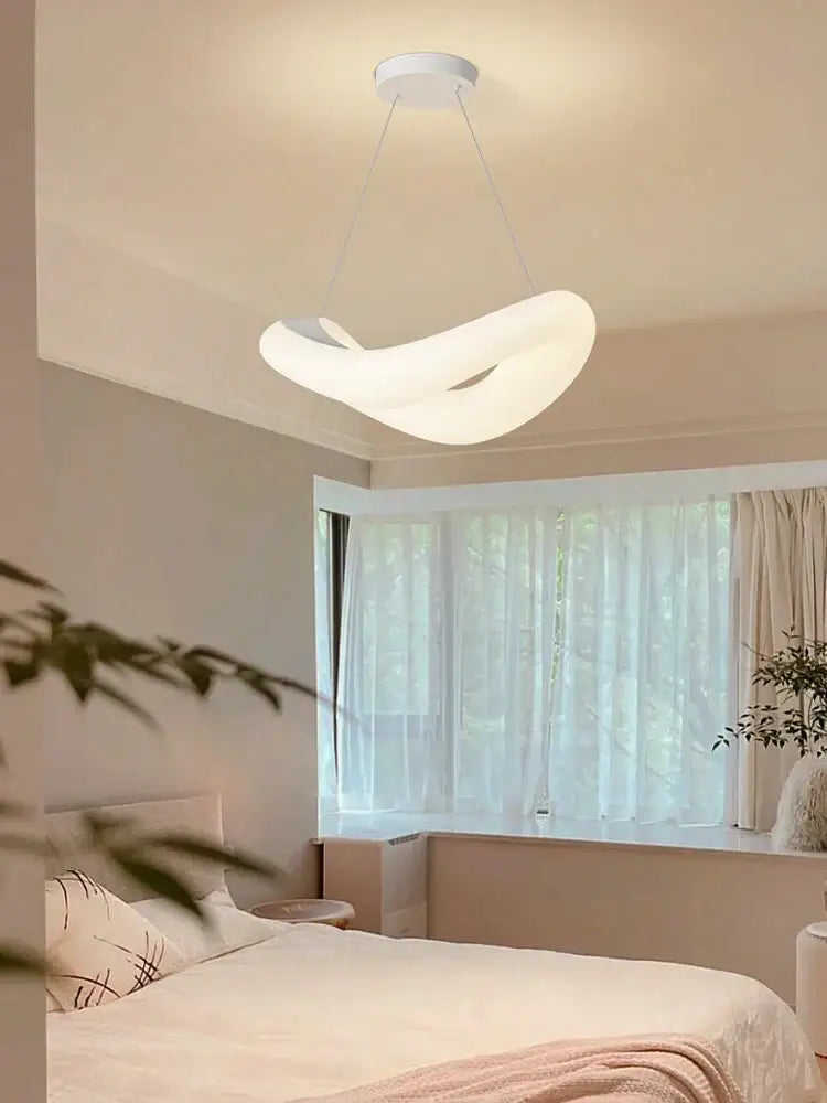 White Bubble LED Chandelier