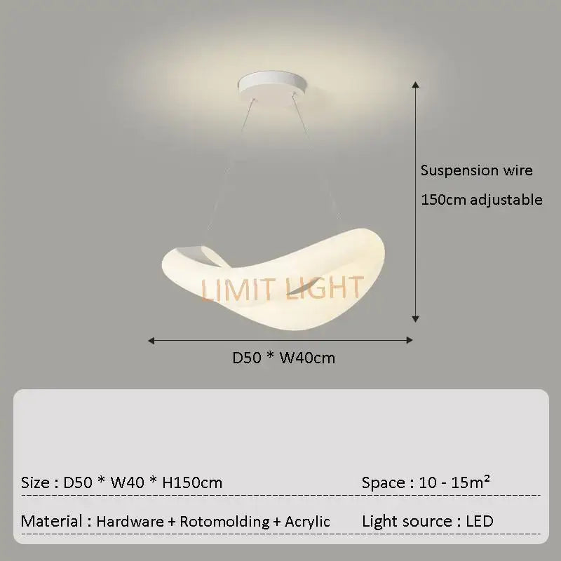 White Bubble LED Chandelier