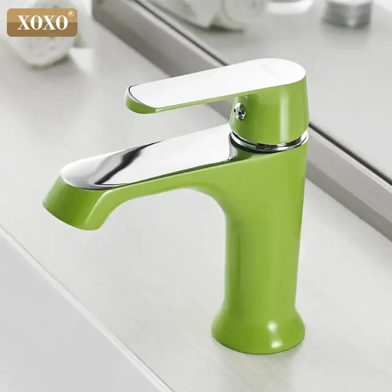 White Ceramic Basin Faucet