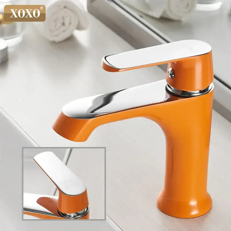 White Ceramic Basin Faucet