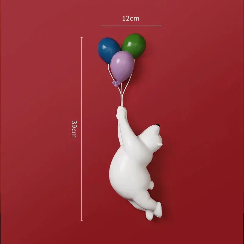 White Ceramic Bear Figurines