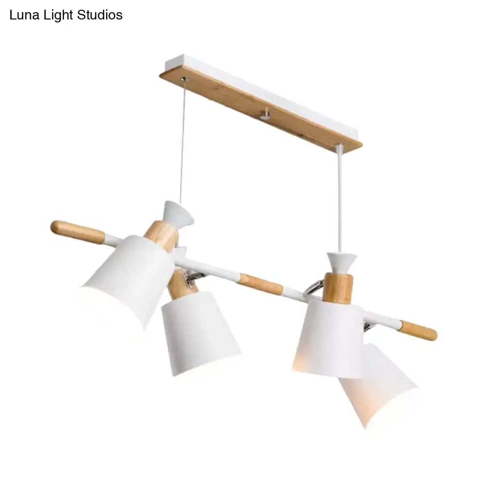 White Ceramic Tapered Island Light