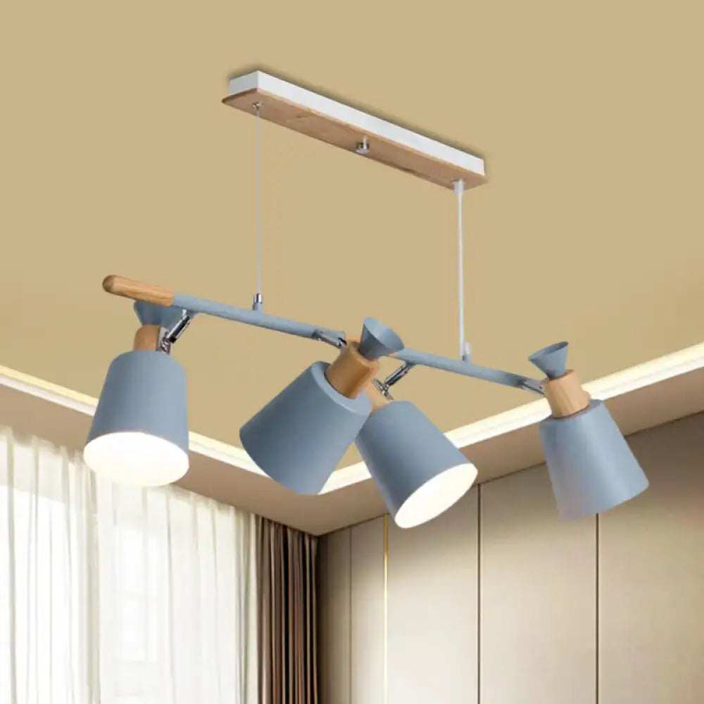 White Ceramic Tapered Island Light