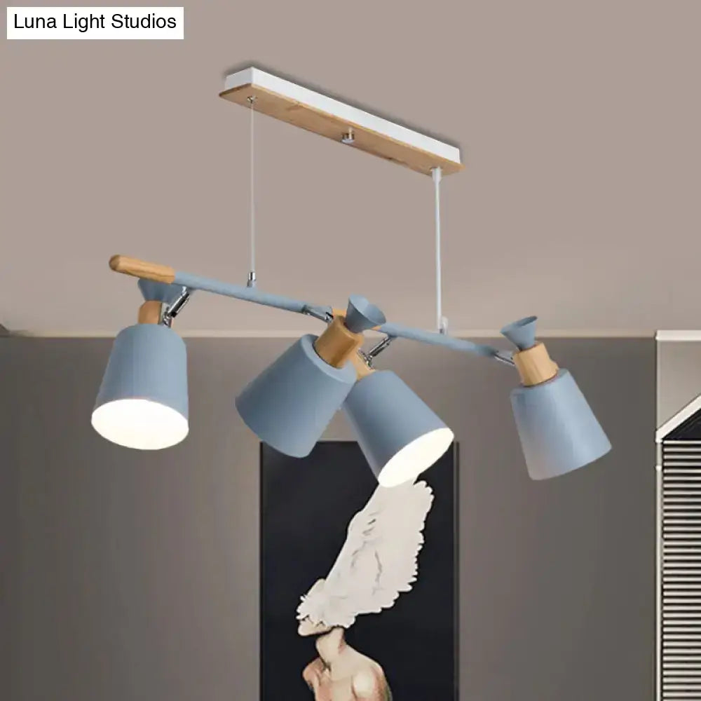 White Ceramic Tapered Island Light
