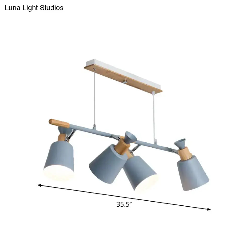 White Ceramic Tapered Island Light