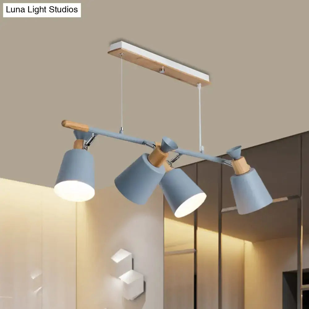 White Ceramic Tapered Island Light