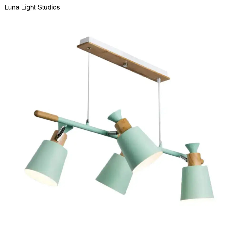 White Ceramic Tapered Island Light