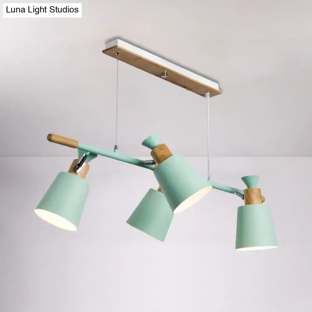 White Ceramic Tapered Island Light