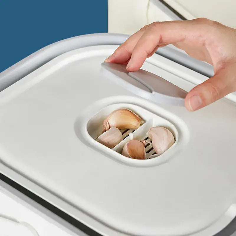 White Ceramic Grain Storage Container