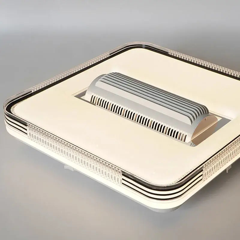 Chrome Square Ceiling Fan
