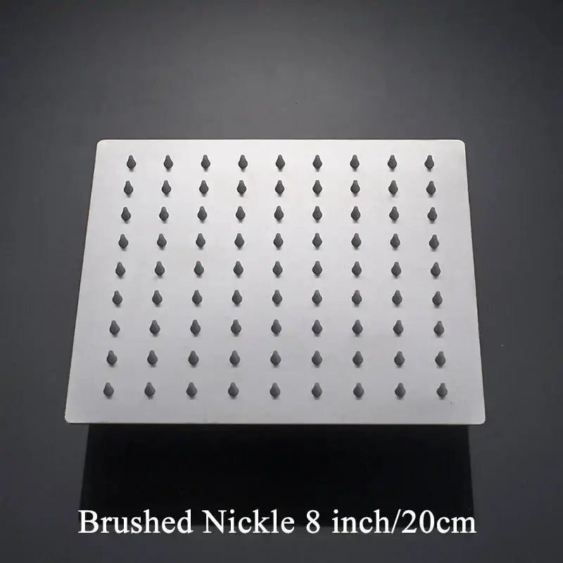 Chrome Square Rainfall Shower