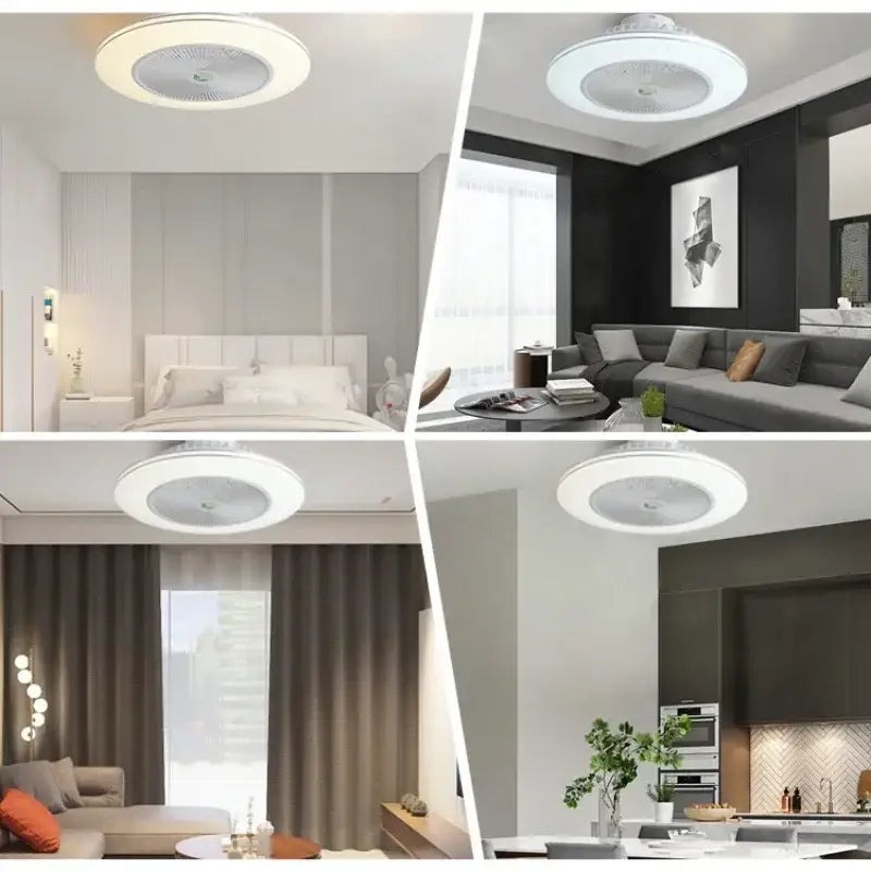 White Modern Ceiling Fan
