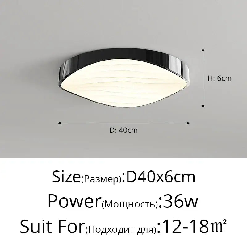 White Wave Chandelier Light