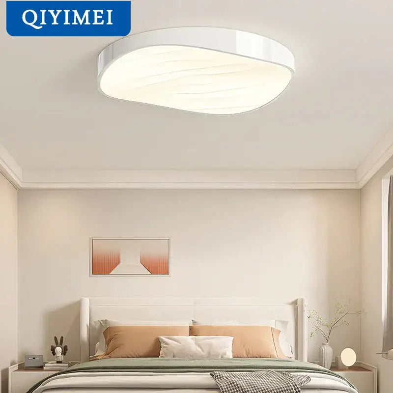 White Wave Chandelier Light