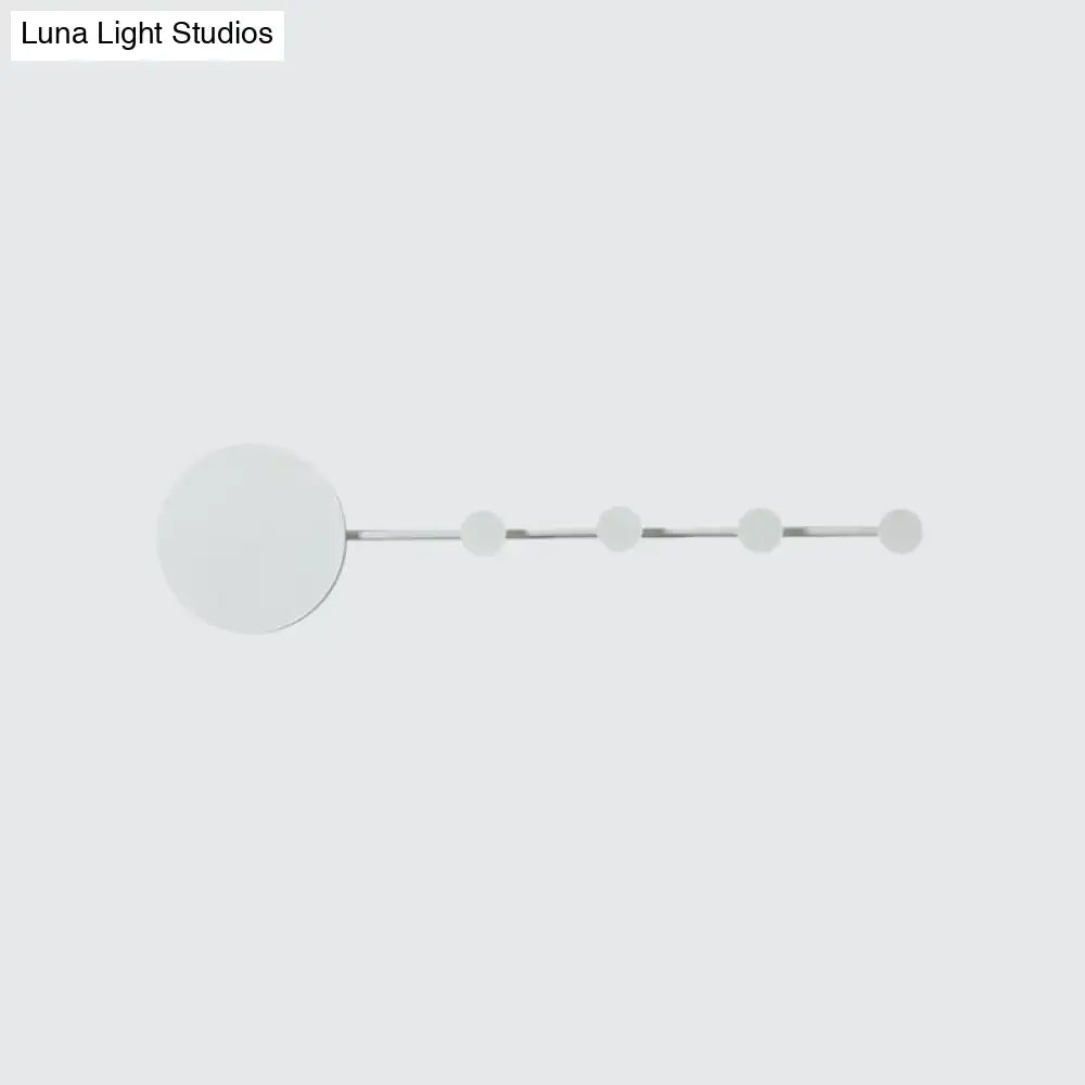 White Circular Wall Lamp