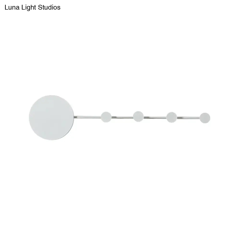 White Circular Wall Lamp