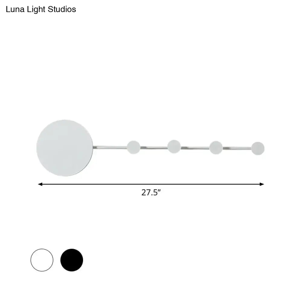 White Circular Wall Lamp