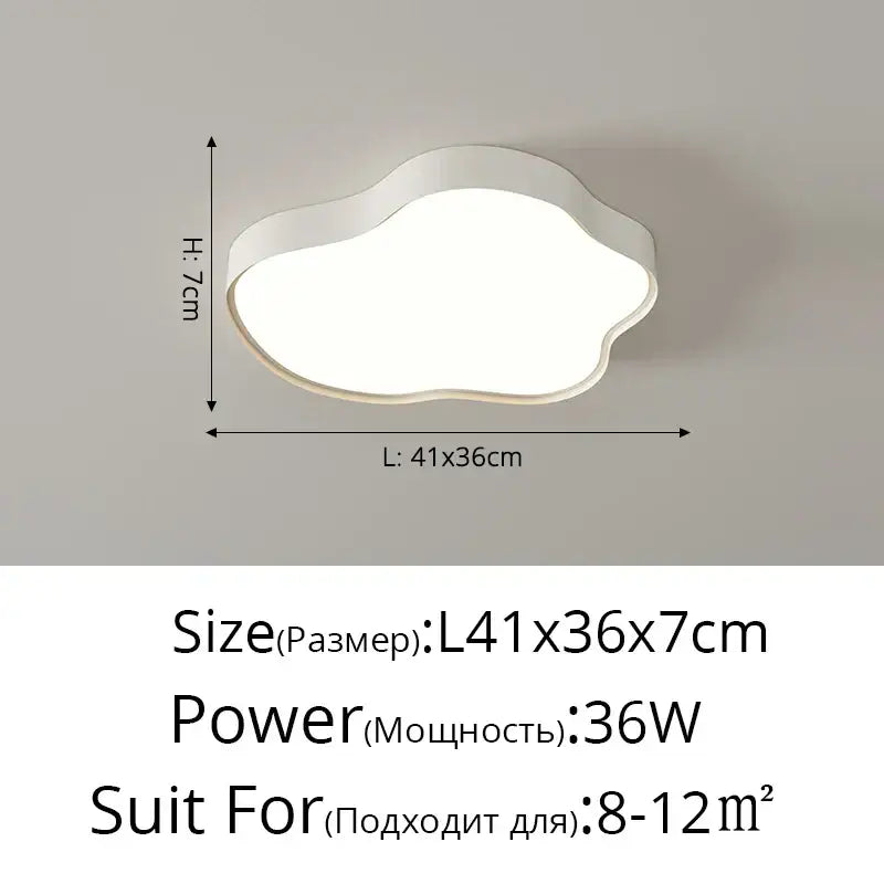 White Cloud Nordic Bedroom Chandelier