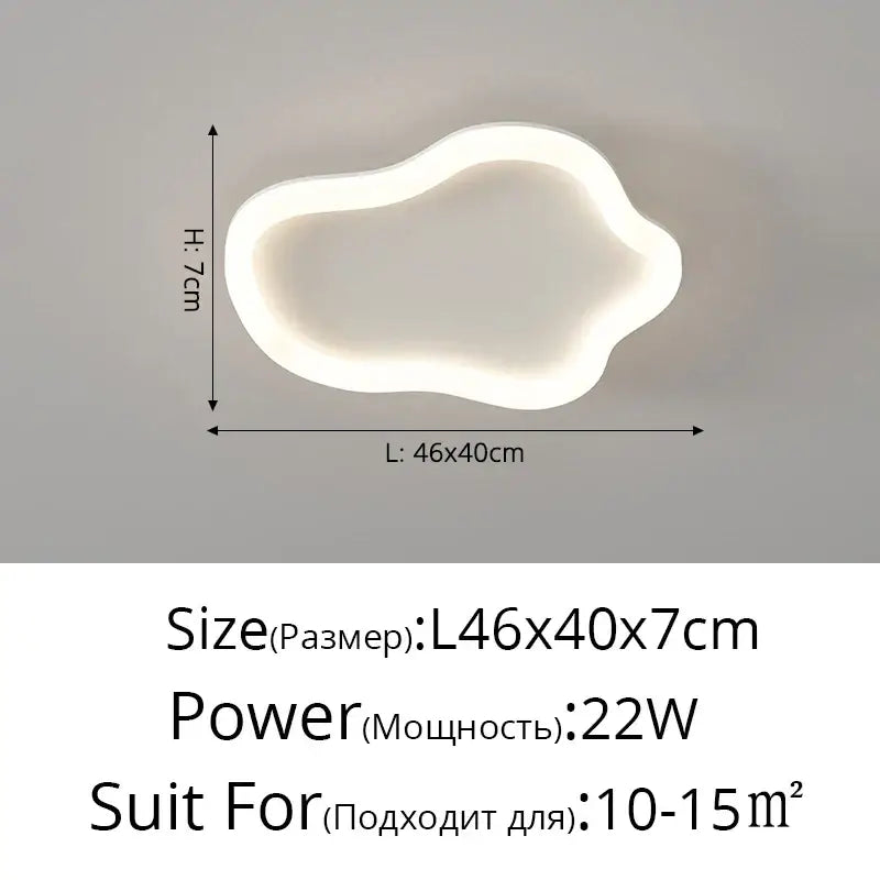 White Cloud Ceiling Light
