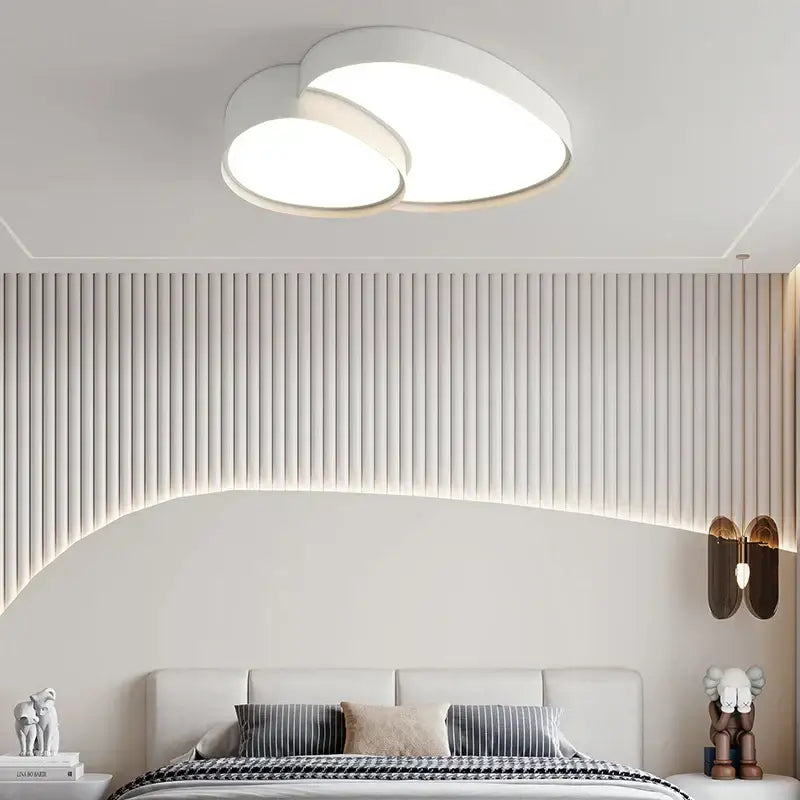 White Oval Ceiling Lights