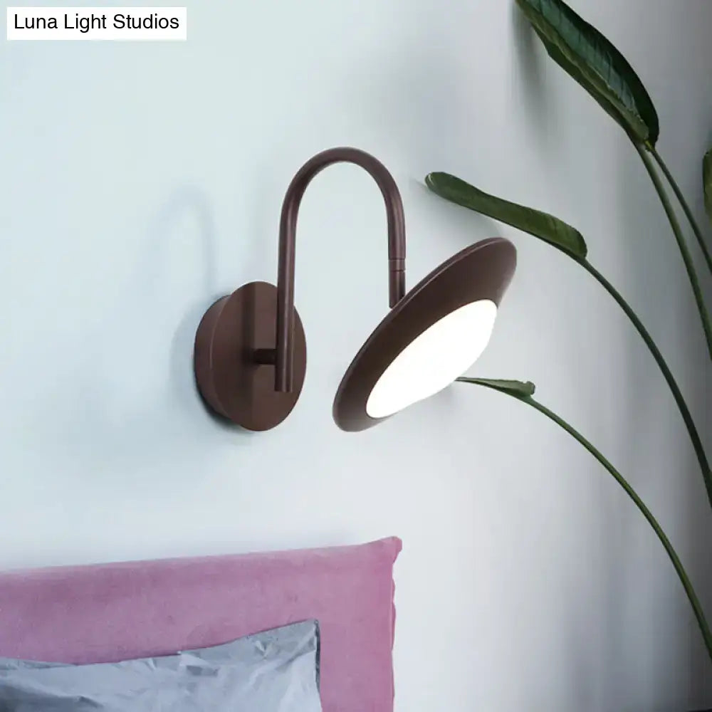 Coffee Rotatable Wall Sconce