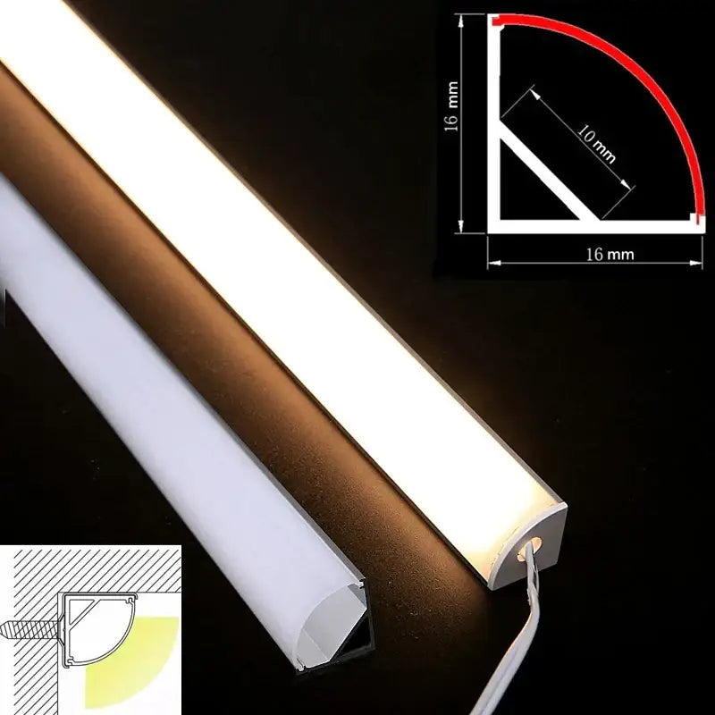 White Aluminum LED Profile