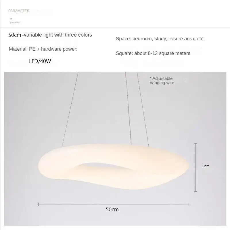 Gray Cloud Pendant Light