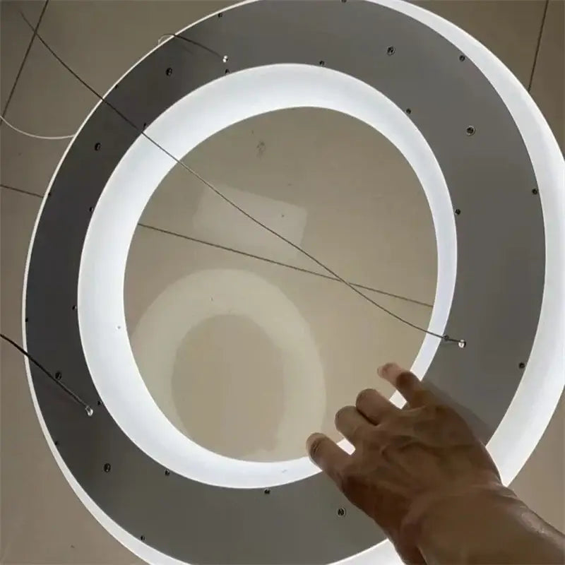 Gray Cloud Pendant Light