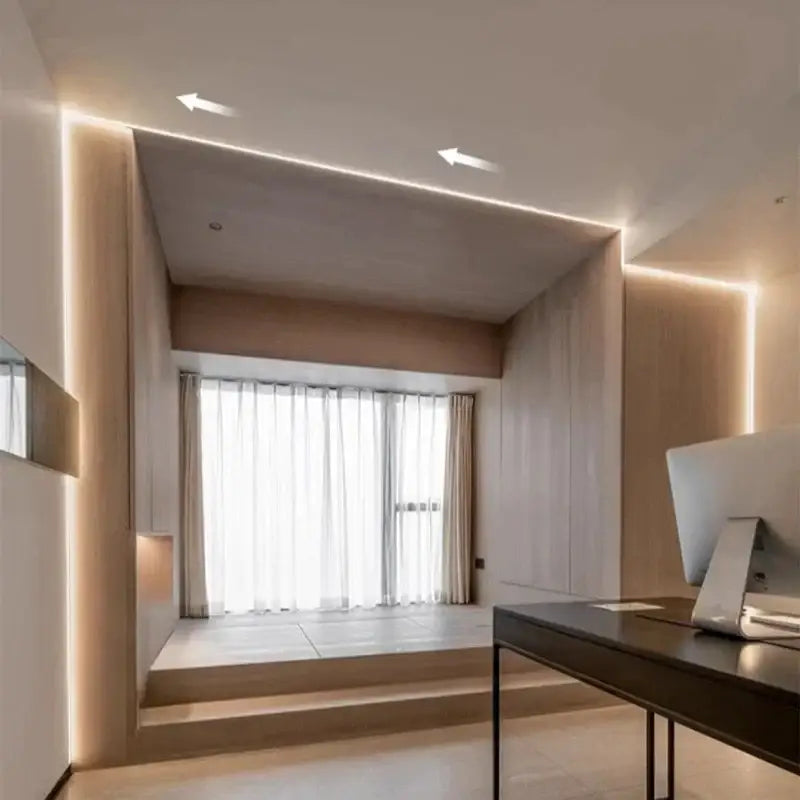 White Flowing LED Strip