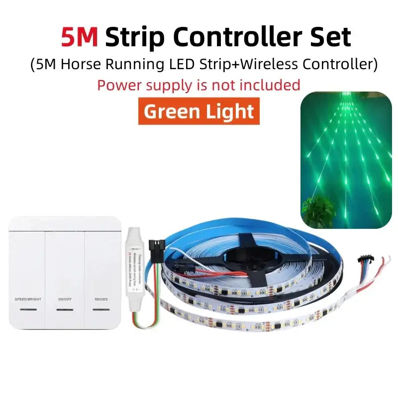 White Flowing LED Strip