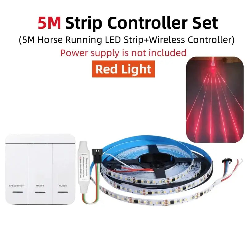 White Flowing LED Strip