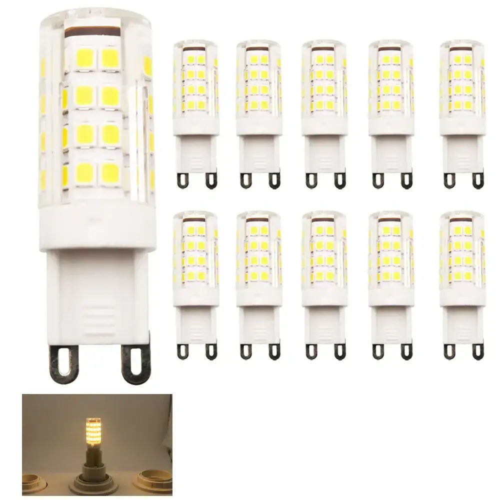 White LED Corn Bulb Chandelier