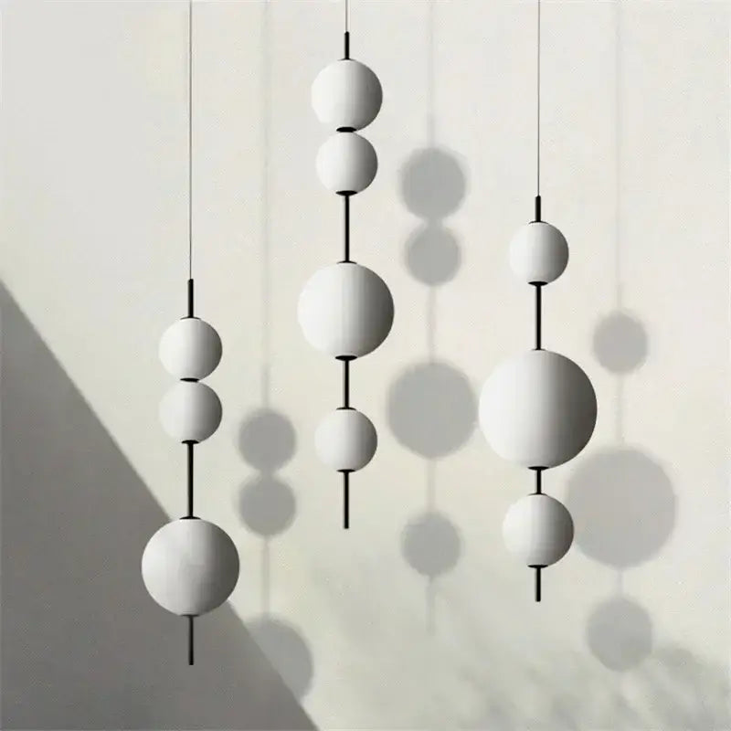 Gold Glass Pendant Light with Glass Stone Finish
