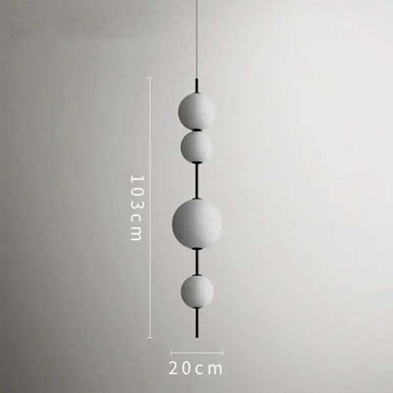 Gold Glass Pendant Light with Glass Stone Finish