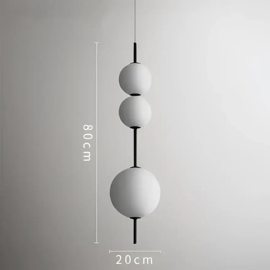 Gold Glass Pendant Light with Glass Stone Finish