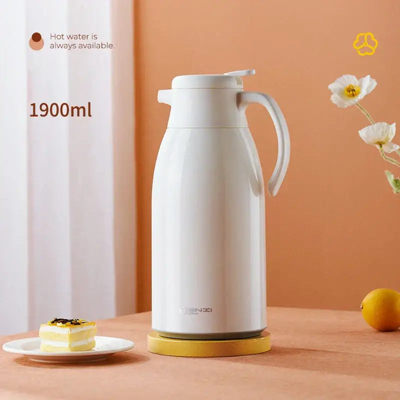 White Glass Insulation Kettle